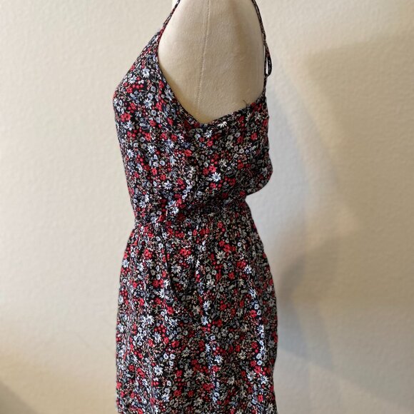 EUC Women's Divided Brand Spaghetti Strap One Piece Romper Shorts Size 8 - Picture 4 of 7